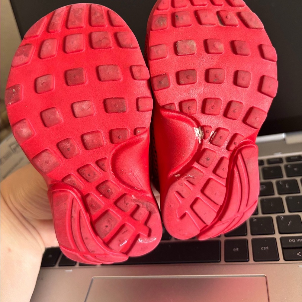Nike Kids Red Sneakers - Picture 2 of 2